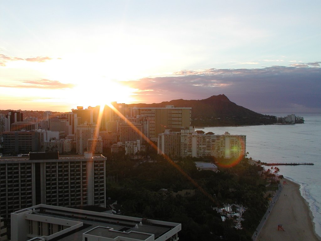 Sunrise over Diamondhead by RisingLine