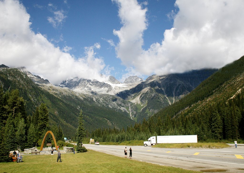 Summit of Rogers Pass looking East,Canada by top spotter