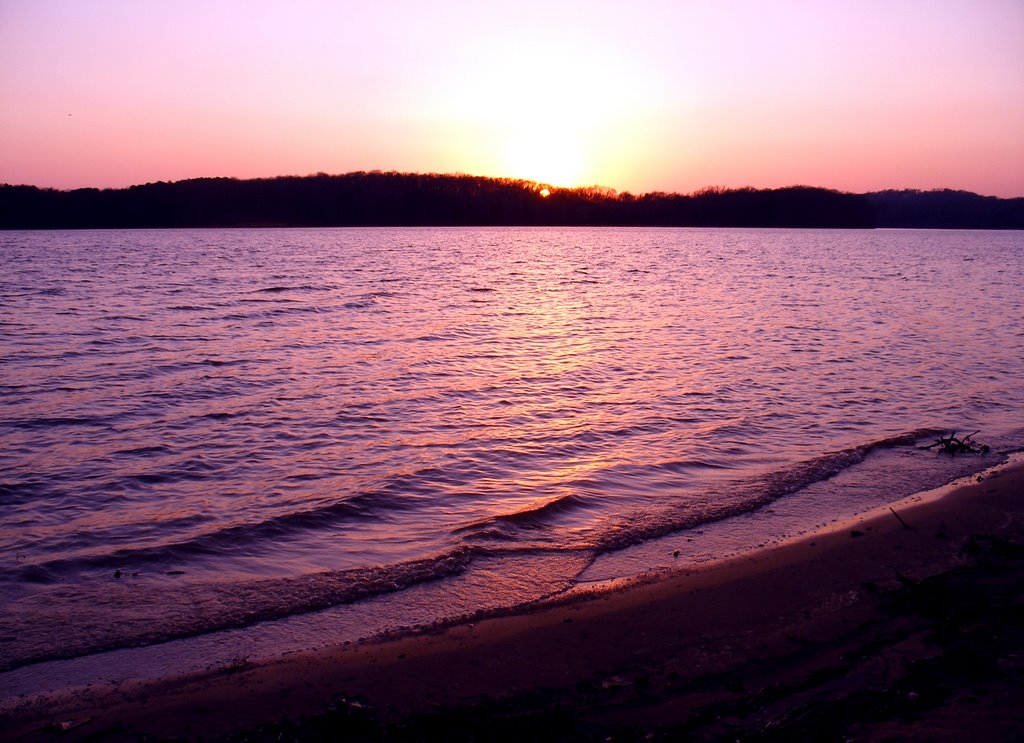 Harrison Bay Sunset by arobe