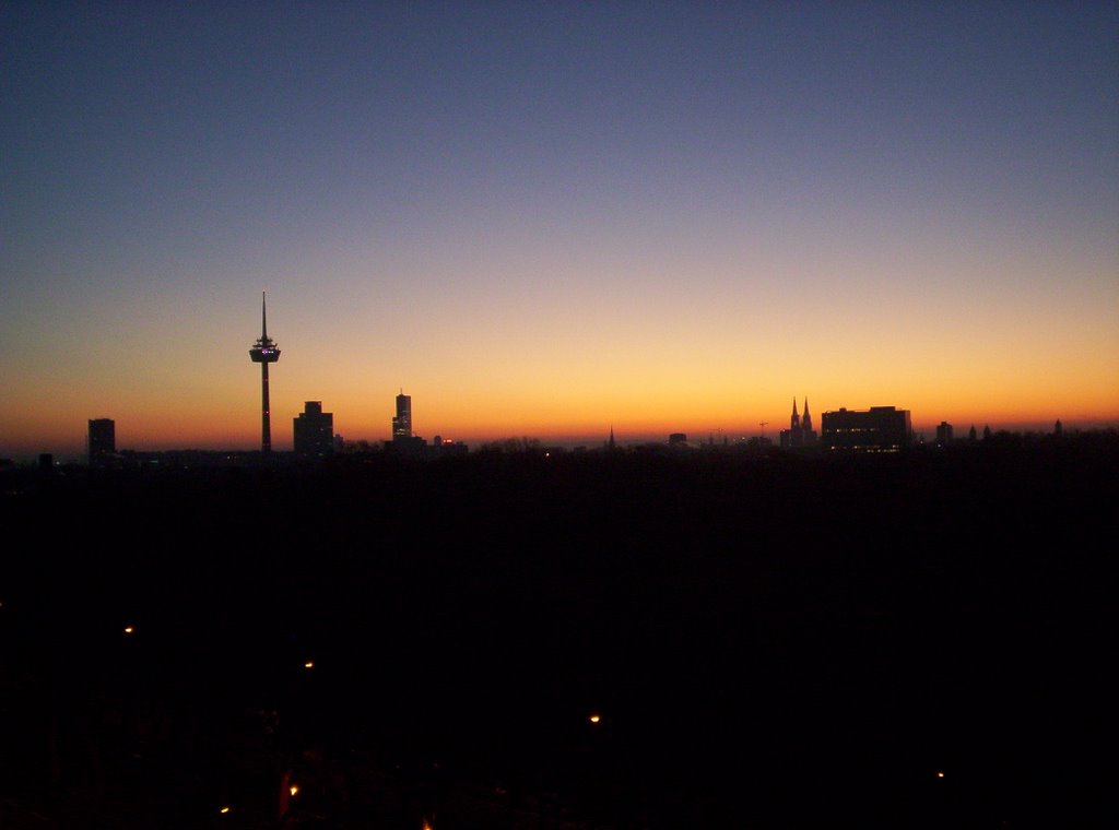 Cologne Winter Sunrise 7:00 AM by KRABAT23