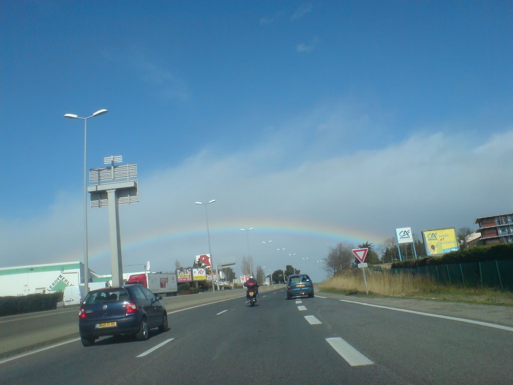 Arc en ciel Perpignan route du perthus by padretequila