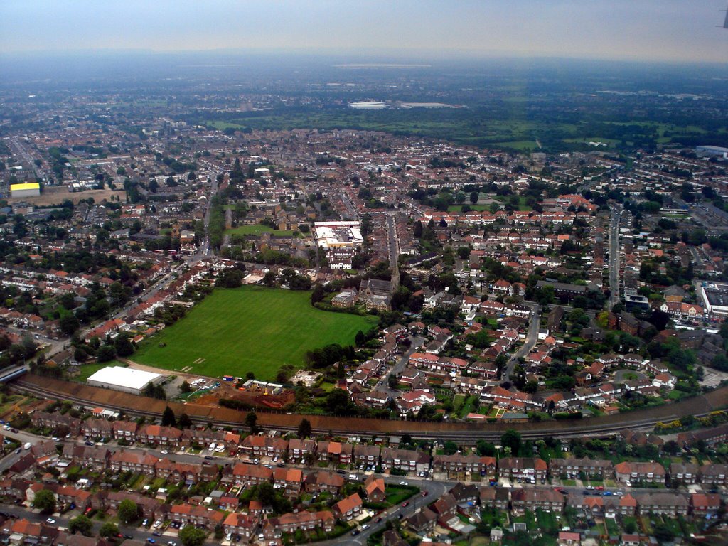 Flying into heathrow by gurung