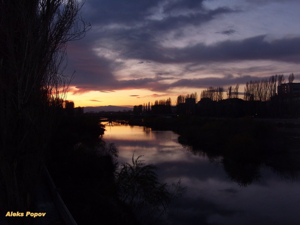 Bulgaria - Plovdiv - Maritsa River - Sunset - Залез над Марица by Aleks Popov