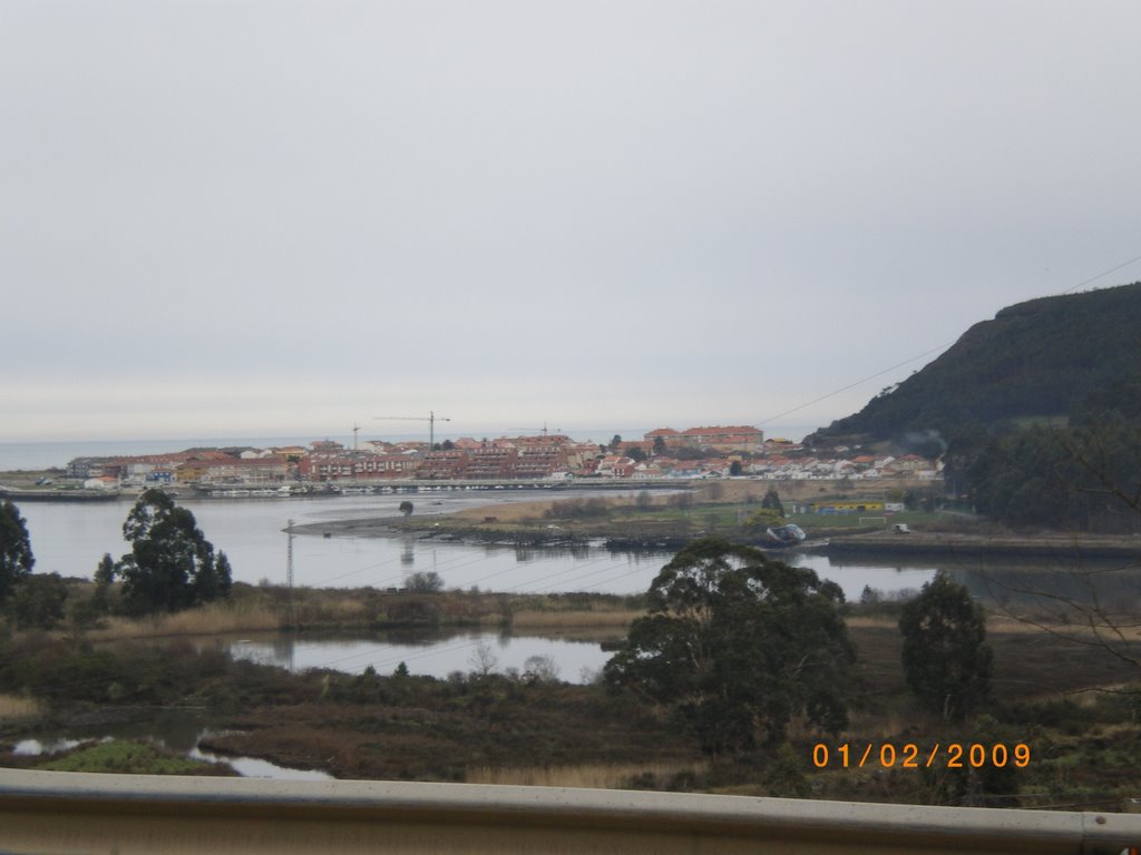 Desembocadura del Nalón y la Arena Asturias by mrfanjul