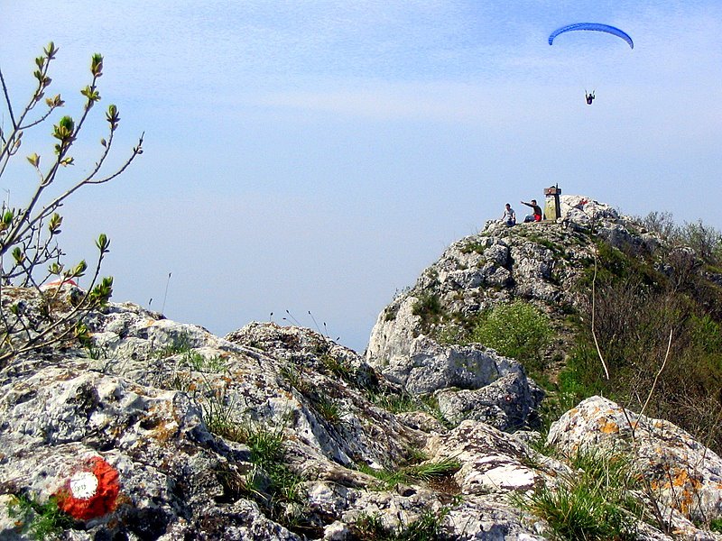 Paragliding on Kalnik by Bozidar Poljak