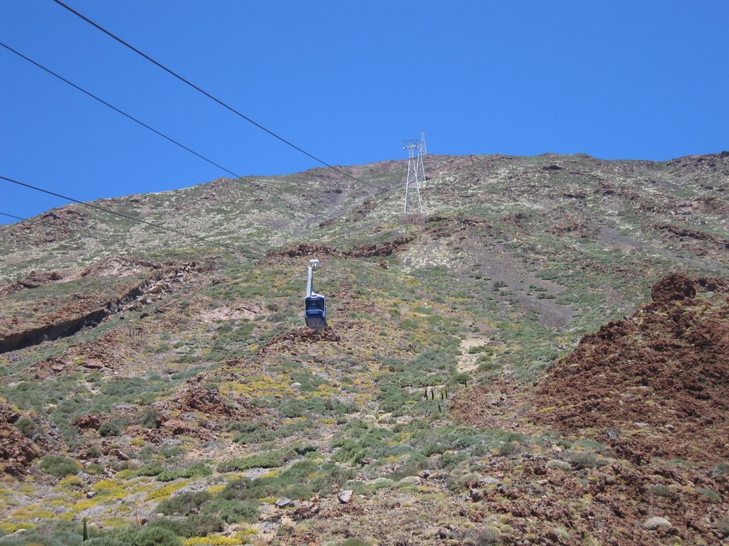 Cablecar, Teide, Tenerife by Ruben d'Hont