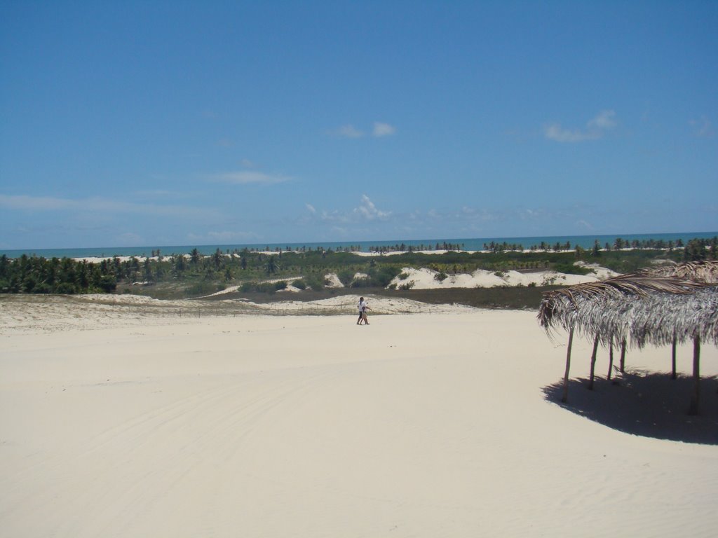 Vista do alto das dunas de Mangue Seco/BA. by Paulo Noronha