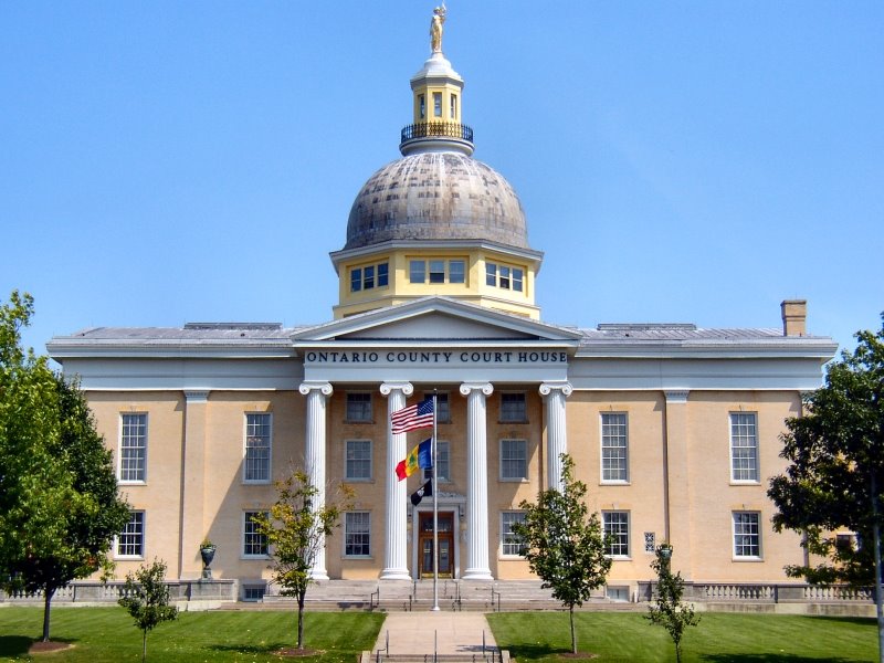 Ontario County Courthouse in Canandaigua by ebateman21