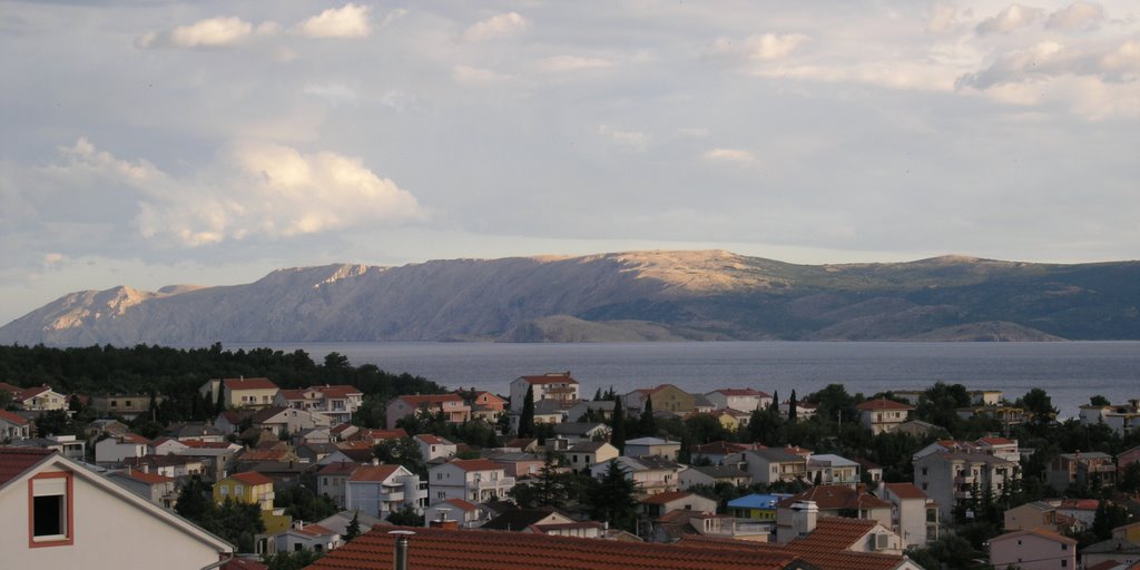 Abendblick von Selce nach Krk, Croatia by • HaHeBa (Welt) •