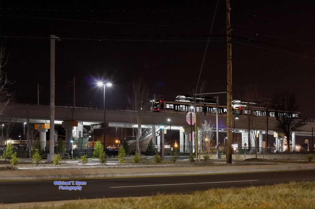 Tyvola Lynx Station at night by MikeMyers