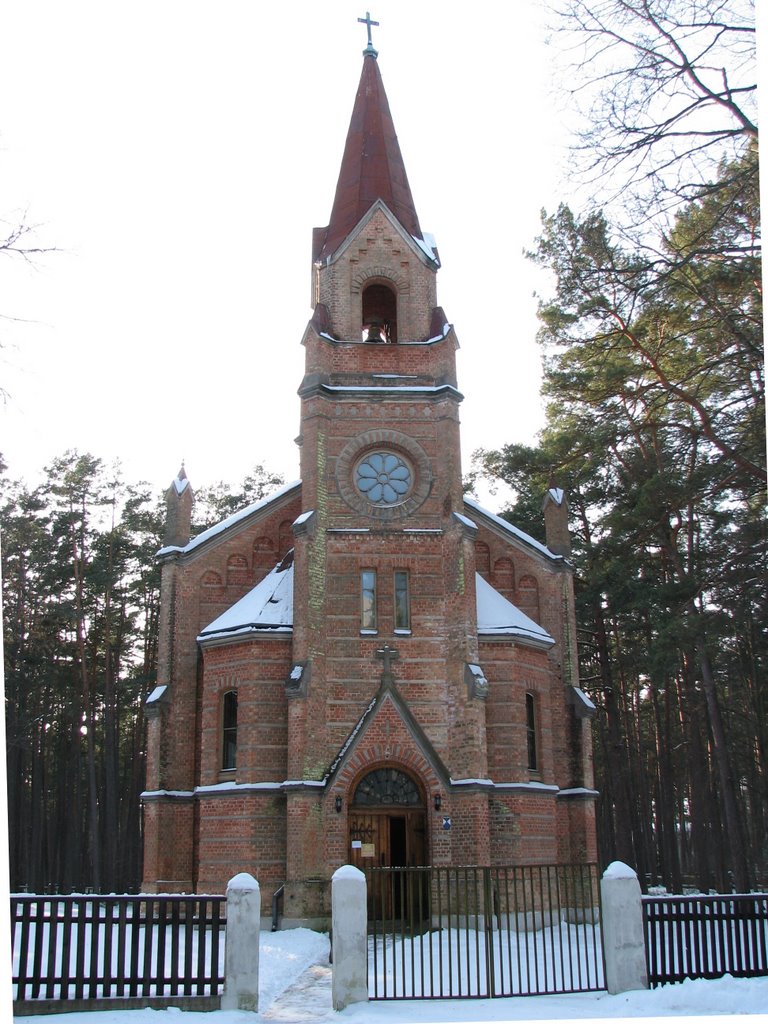 Lutheran Church in Bulduri, Jurmala, Latvia, 2007 by guliverza