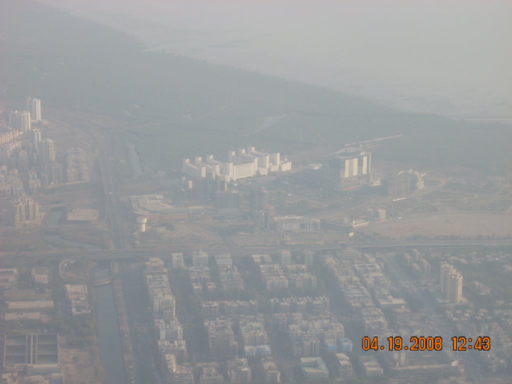 Vashi station aerial view by captrithesh