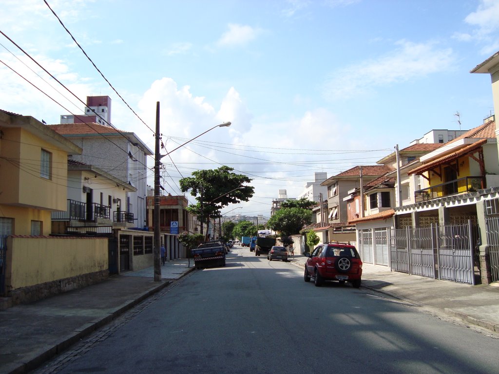 Rua José Clemente Pereira, no Bairro do Campo Grande, em Santos/SP. by j carlos de c. silva