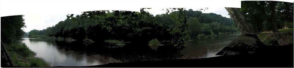 MY TRY AT A DISTORTED PANORAMA OF THE GREENBRIER by TEABERRYEAGLE