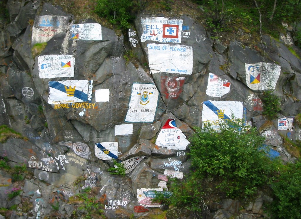 Graffiti, Skagway, Alaska by Michael Kane