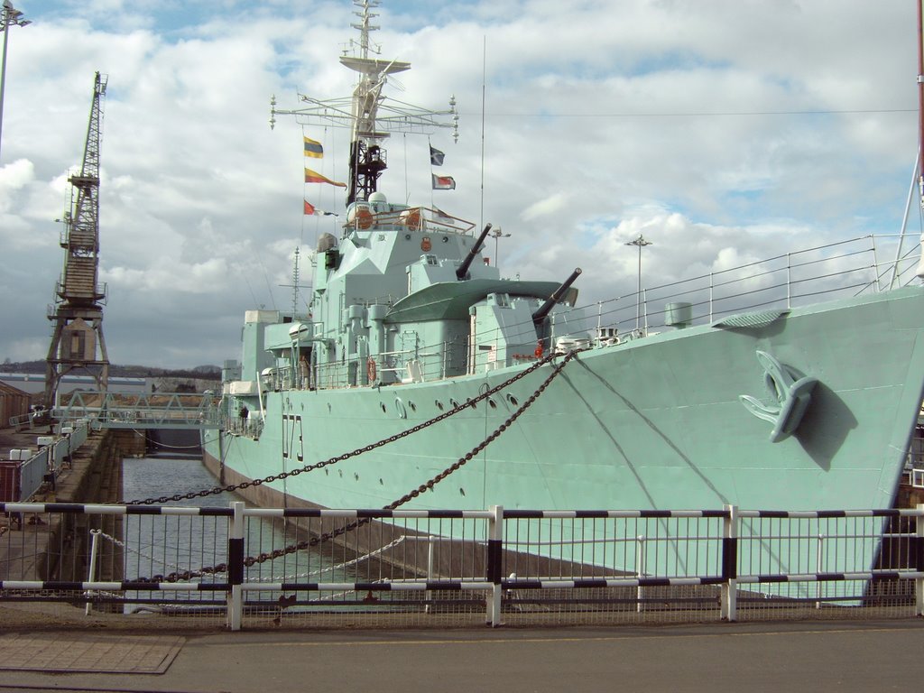 HMS Cavalier D73 by Andrew Shaw