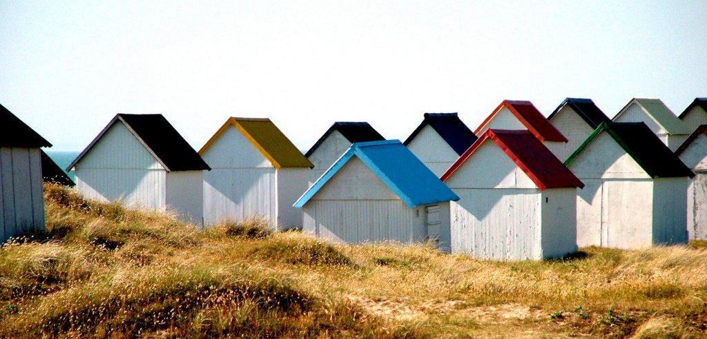 Cabines de plages by denis Moulin