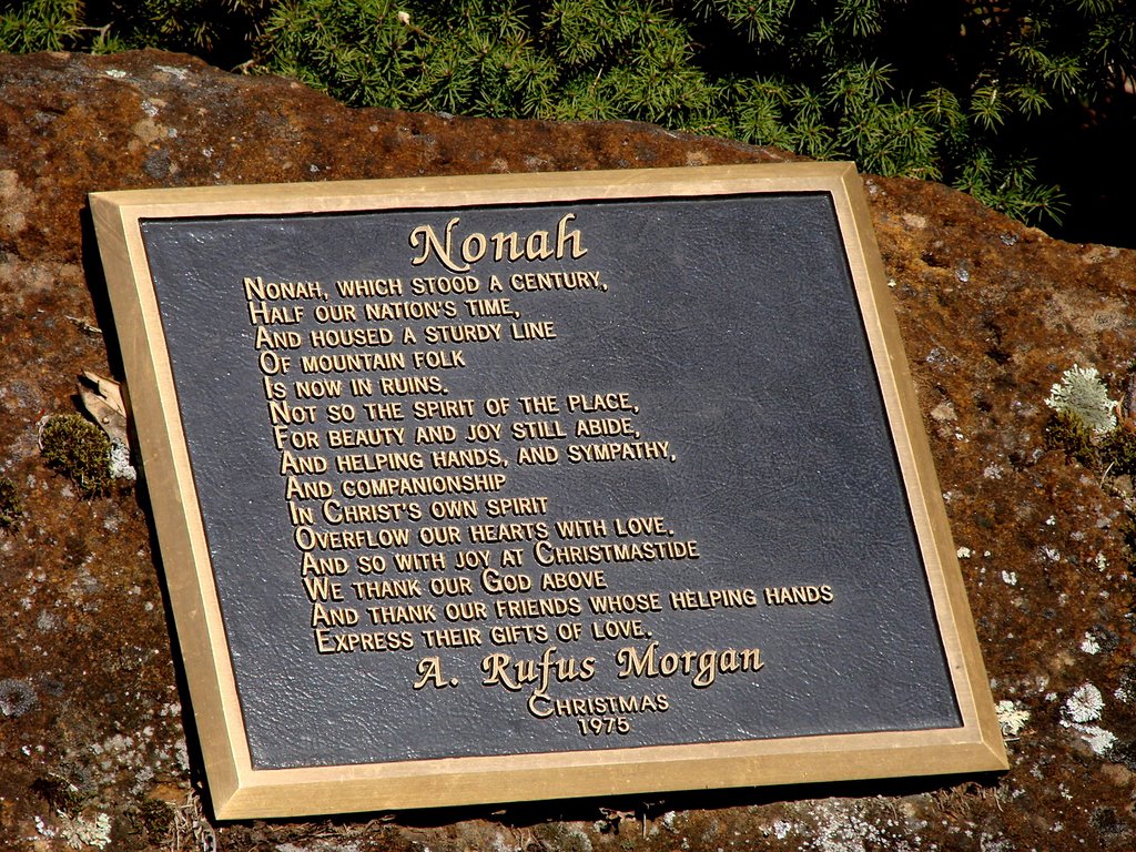 Nonah... words by A. Rufus Morgan by Jean Gregory Evans