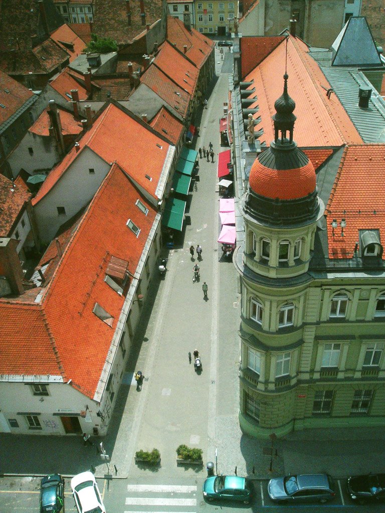 Maribor iz Stolnice, Poštna ul. by fligendeholender