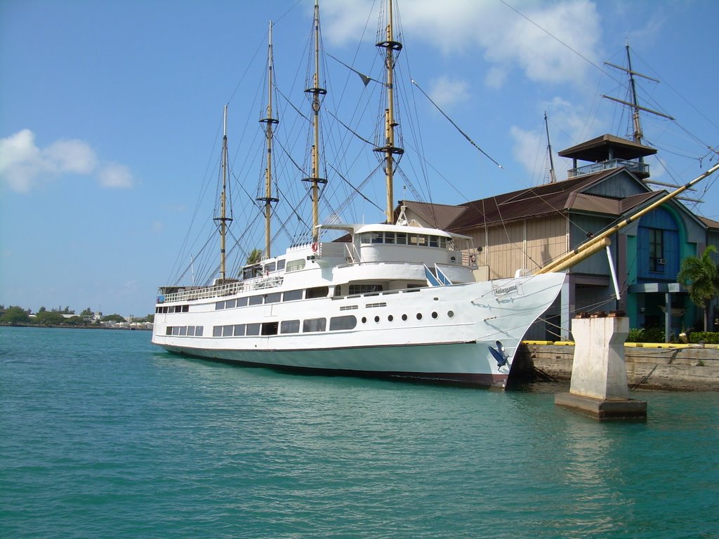 Docked at the Hawaii Maritime Center by eaach62