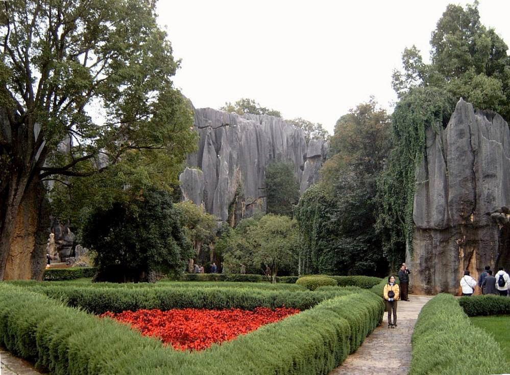 Stone Forest of Lunan. Yunnan Province, China by Péter Kesselyák