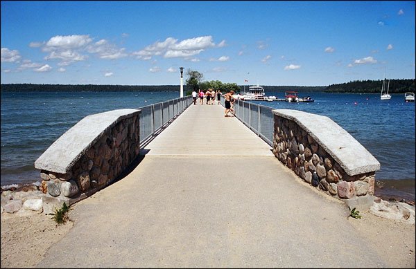 Clear Lake Pier - Riding Mountian National Park by Stan Milosevic