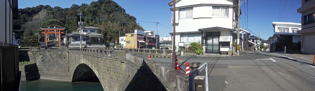 吾平津神社と堀川橋 by ztanuki