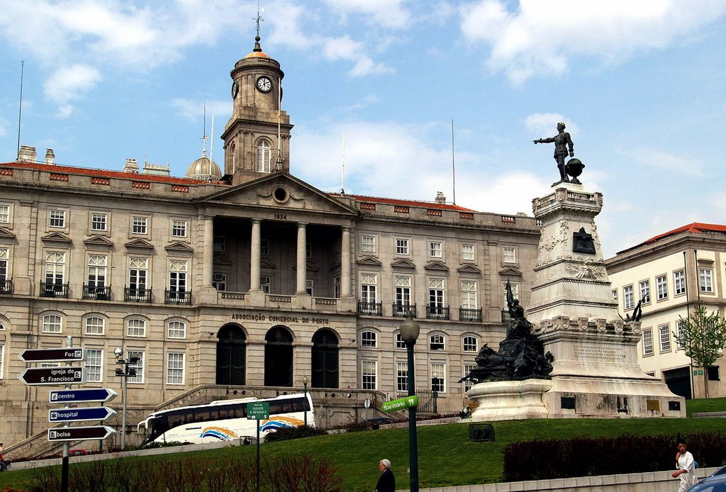 Palacio da Bolsa do Comercio, Oporto, Portugal by Antonio Alba