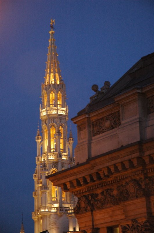 Stadhuis - Hôtel de Ville (by night) by hvhbxl