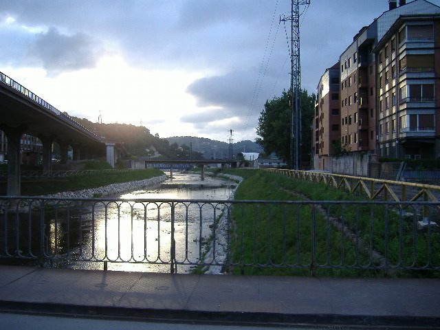 BAJO EL PUENTE DE LOS TIRANTES. Sama de Langreo by Chiti