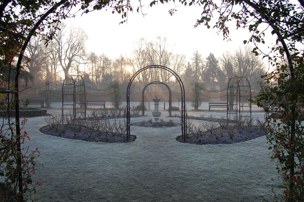 Winter's morning in the gardens at Bantock House by WA&MS