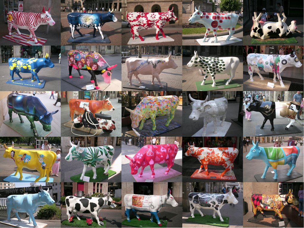 Cow parade mosaico 25-50 by cisko66