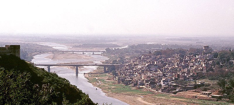 Jammu City -Tawi river side by Yogesh Gupta