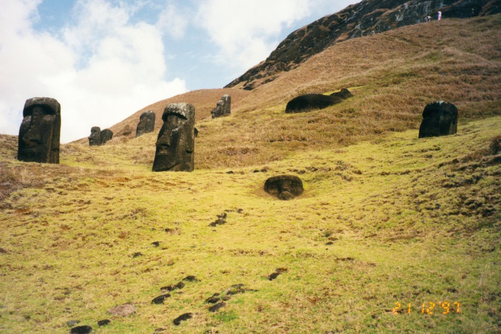 Moai sumergido by Ricardo Martini