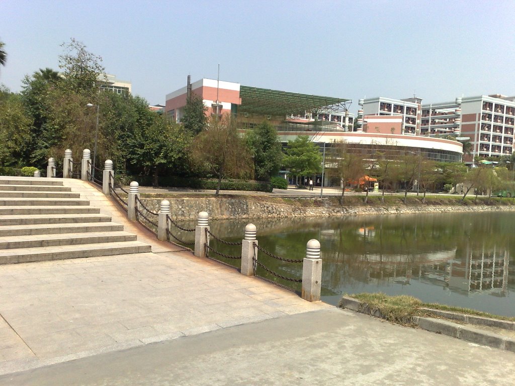 Stone bridge in huashan region of SCAU by drizzle and breeze by ytmsgj