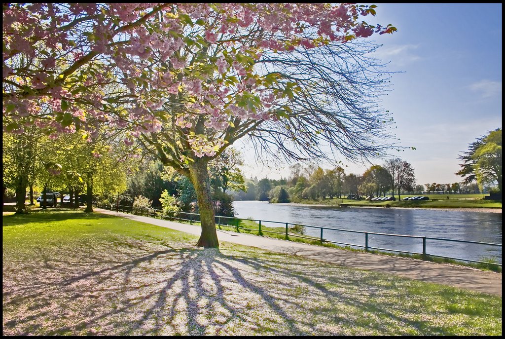 River Ness Inverness Islands by John @ webcompany co uk