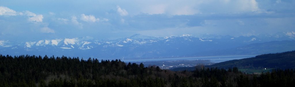 Höchsten: Alpenpanorama by Walter Biselli