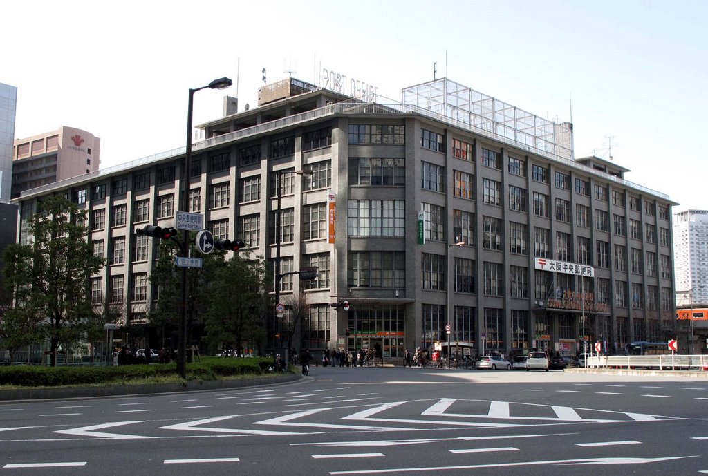 大阪中央郵便局　Osaka Central Post Office by sunset_fine