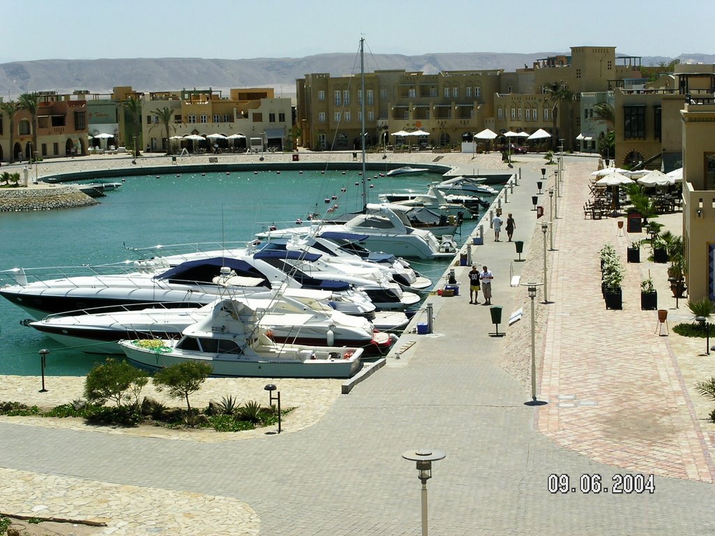 Egypt, El Gouna-marina by L.Kubica