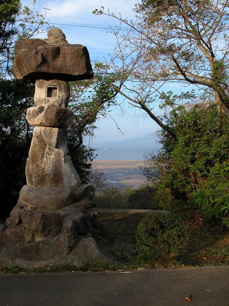 A glimpse of the Ariake Sea by Linda Dalgliesh