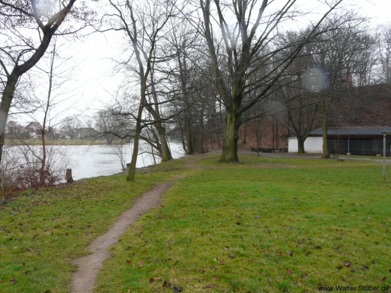 Podelwitz, Schlossgarten by Walter Stuber