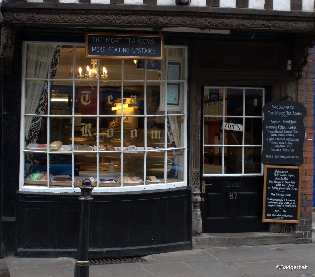 A tearoom in Canterbury by Badgerbait