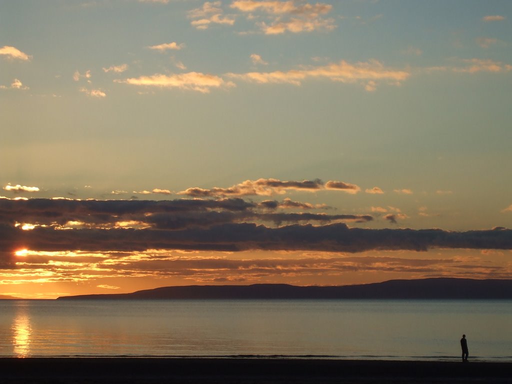 Sunset Ayr Beach by fraserbaird