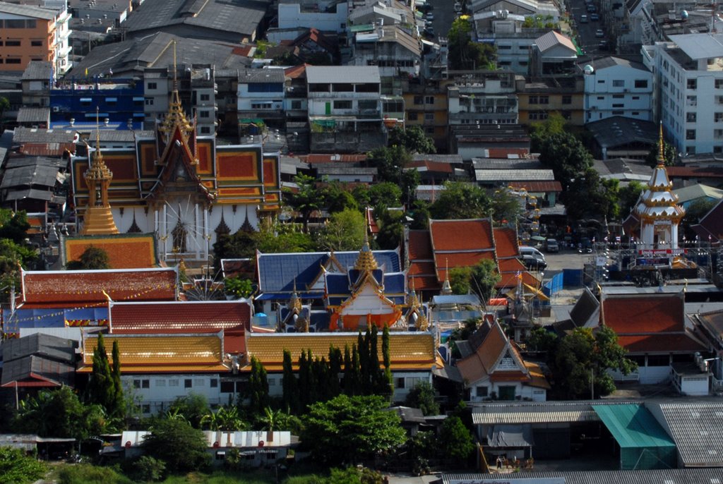 Wat Reangyot, Bangkhlo, Bangkok by John Muzi