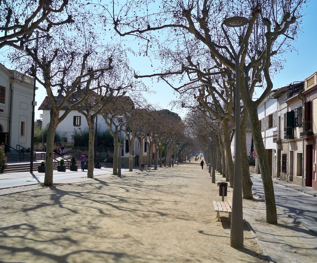 Passeig de La Garriga - hivern - by JLamarca