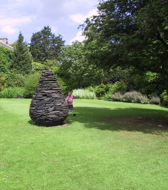 Andy Goldsworthy Pine Cone. Botanic Garden by monc