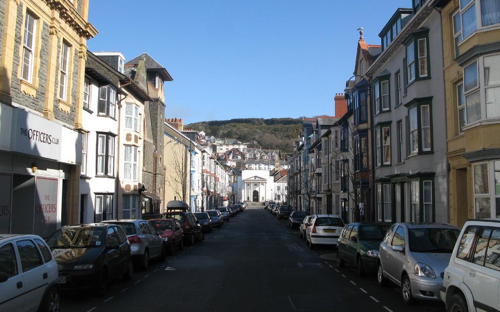 2009.03.01 - view northeast along Stryd Portland, Aberystwyth by Alwyn Rh Joyce