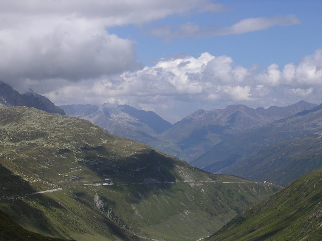 View from Furkapass 2431m (Switzerland), summer 2007 by rdaniel