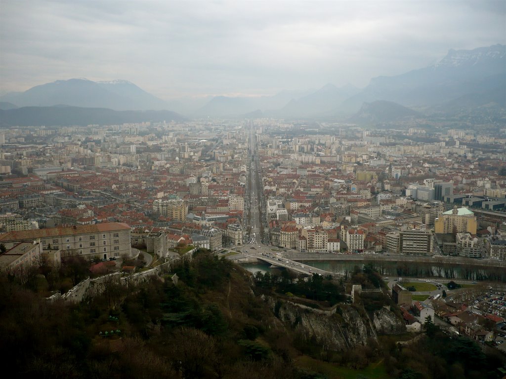 Cours Jean Jaurès, vue, avec plus d'altitude by kalinikta-kekilia