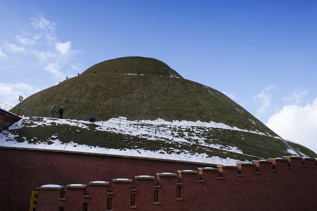 Kościuszko Mound. The Austrian fortifications. Kraków, Poland. by wurkut